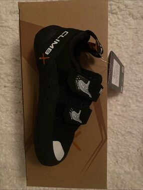 Kids Black Velcro Climbing Sneakers